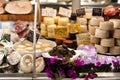 FLORENCE, ITALY Ã¢â¬â FEBRUARY 17, 2019: Central Market, showcases of local farmers. Mercado centrale